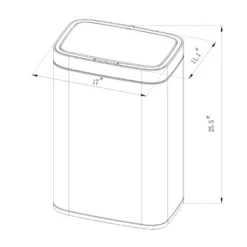 Motion Wastebasket With Liner - Brightroom™ -Dream Decor Shop GUEST 0e7e13e3 1c51 4968 9797 f05398706d76