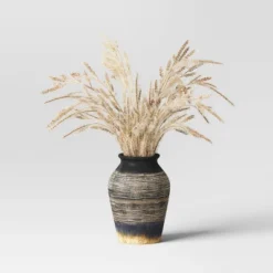 Grass Arrangement In Ceramic Pot Black - Threshold™ -Dream Decor Shop GUEST 0efded28 a1c0 4c30 b142 c93cc97829c1
