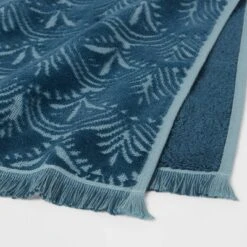 Plush Scallop Towel Teal Blue - Threshold™ -Dream Decor Shop GUEST 0f3baf99 21c1 4566 bc50 f03d88b13376
