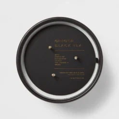 15oz Ceramic Jar 3-Wick Black Label Ginger Black Tea Candle - Threshold™ 5 15oz Ceramic Jar 3-Wick Black Label Ginger Black Tea Candle - Threshold™ -Dream Decor Shop GUEST 101513e9 4210 4604 bdb9 03938613d90c