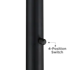 Possini Euro Design Modern Torchiere Floor Lamp Light Blaster LED 72.25" Tall Antique Brass And Matte Black Opal Glass For Living Room Bedroom 10 Possini Euro Design Modern Torchiere Floor Lamp Light Blaster LED 72.25" Tall Antique Brass And Matte Black Opal Glass For Living Room Bedroom -Dream Decor Shop GUEST 1158857a 5014 42b3 a238 8250ae5c8fa4