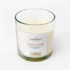 Clear Glass Santal & Ginger Candle White - Threshold™ Designed With Studio McGee -Dream Decor Shop GUEST 133d9fdf 67f9 454f bb07 36d647d7b08b