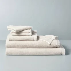 Microstripe Terry Cotton Bath Linens Taupe - Hearth & Hand™ With Magnolia -Dream Decor Shop GUEST 13e9335a de88 40ad 9488 747fe536691a