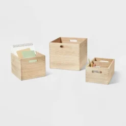 3 Compartment Light Wood Crate Natural - Brightroom™ 5 3 Compartment Light Wood Crate Natural - Brightroom™ -Dream Decor Shop GUEST 1433e760 ccd4 4d74 8b8b fdcc848f7469