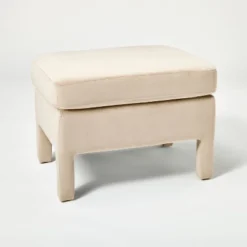 Bellfield Fully Upholstered Ottoman - Threshold™ Designed With Studio McGee -Dream Decor Shop GUEST 2a370d06 e4b4 4713 8a83 7c6f64112654