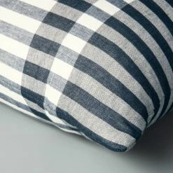 24"x24" Contrast Edge Stripe Oversized Throw Pillow Gray/Blue - Hearth & Hand™ With Magnolia 5 24"x24" Contrast Edge Stripe Oversized Throw Pillow Gray/Blue - Hearth & Hand™ With Magnolia -Dream Decor Shop GUEST 2aac9352 1ec5 4711 bf48 9b96de391211