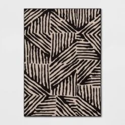 Abstract Lines Rug Black/Tan - Threshold™ -Dream Decor Shop GUEST 2b3b14d6 1781 4d26 a5bb 3e2956f51323