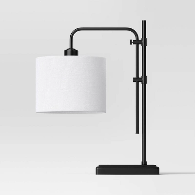 Knox Adjustable Shaded Table Lamp Black - Threshold™ 3 Knox Adjustable Shaded Table Lamp Black - Threshold™ - Image 3