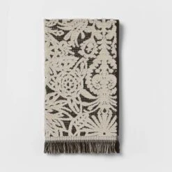 Allover Pattern Towels Black/White - Opalhouse -Dream Decor Shop GUEST 30c6811e d445 43c2 9fb7 680ce0df8a36