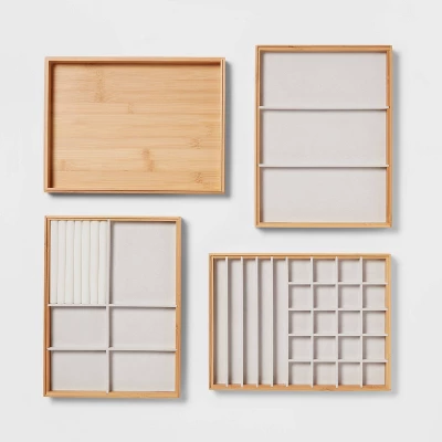 9" X 12" Stackable Bamboo Accessory Tray - Brightroom™ 2 9" X 12" Stackable Bamboo Accessory Tray - Brightroom™ - Image 2