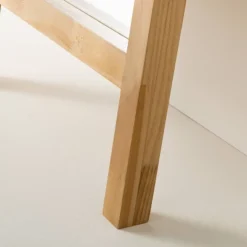 71" Standing Wood Framed Mirror Natural - Hearth & Hand™ With Magnolia -Dream Decor Shop GUEST 35db195e 7987 4933 82c1 b2b22975adb3