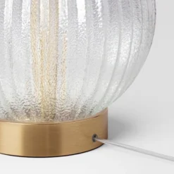 Small Ribbed Glass Lamp Base Clear - Threshold™ -Dream Decor Shop GUEST 3afd392d 594c 4005 9b08 cc2e50aa3c8c