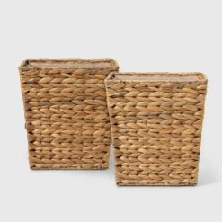 Light Weave Wastebasket Natural - Threshold™ -Dream Decor Shop GUEST 3bc675e6 5665 41bd 8dca f21123a12d02