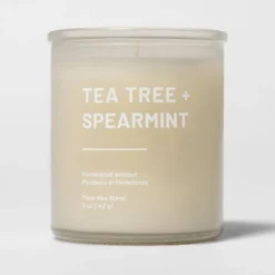 Glass Jar Tea Tree And Spearmint Candle Beige - Threshold™ -Dream Decor Shop GUEST 44b883d8 baee 4787 a74c 3d32a16e8b4f