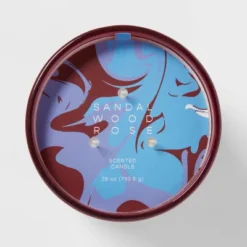 28oz Glass Sandalwood Rose Candle Burgundy - Opalhouse™ -Dream Decor Shop GUEST 44dfd8e3 508e 4243 a6bb 4bb1c2bed4a3