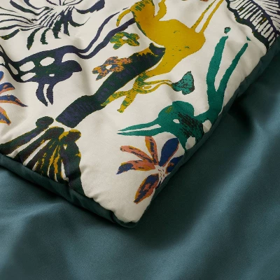 Jungle Print Comforter & Sham Set - Opalhouse™ Designed With Jungalow™ 2 Jungle Print Comforter & Sham Set - Opalhouse™ Designed With Jungalow™ - Image 2