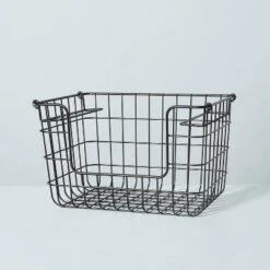Stacking Wire Storage Basket Matte Black - Hearth & Hand™ With Magnolia 9 Stacking Wire Storage Basket Matte Black - Hearth & Hand™ With Magnolia -Dream Decor Shop GUEST 51760ad1 4cd5 42e5 ad63 e77e3d305d6d