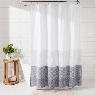Nautical Shower Curtain Ombre Blue - Threshold™ 1 Nautical Shower Curtain Ombre Blue - Threshold™