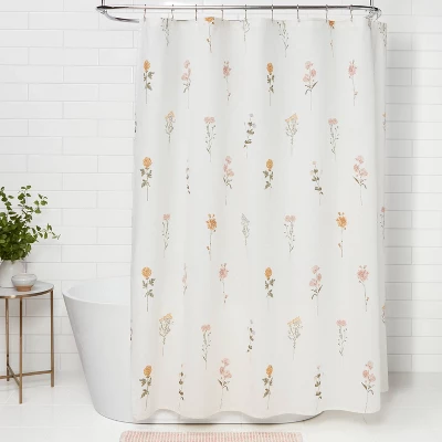 Botanical Floral Shower Curtain - Threshold™ 1 Botanical Floral Shower Curtain - Threshold™