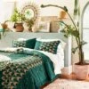 Full/Queen Printed Comforter & Sham Set Teal - Opalhouse™ Designed With Jungalow™