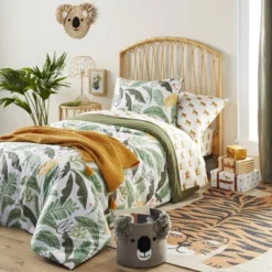 Twin Rattan Kids' Bed Natural - Pillowfort™ -Dream Decor Shop GUEST 64ab9aeb 410c 4a12 9a31 ee15f315b726