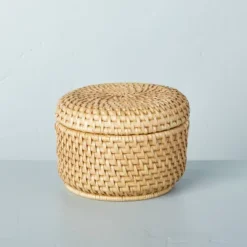 Woven Basket With Lid Natural - Hearth & Hand™ With Magnolia 9 Woven Basket With Lid Natural - Hearth & Hand™ With Magnolia -Dream Decor Shop GUEST 66a4f642 06e1 4c92 934e 2dcb97d900b7