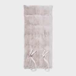 Luxe Channel Faux Fur Lounge Pillow Light Gray - Threshold™ -Dream Decor Shop GUEST 6b4540a7 e802 4a72 9e74 ec8cd0ced3ce