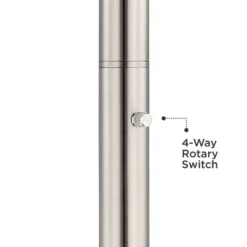 Possini Euro Design Light Blaster Art Deco Torchiere Floor Lamp 72 1/2" Tall Brushed Nickel LED Frosted Glass Bowl Shade For Living Room Bedroom House 10 Possini Euro Design Light Blaster Art Deco Torchiere Floor Lamp 72 1/2" Tall Brushed Nickel LED Frosted Glass Bowl Shade For Living Room Bedroom House -Dream Decor Shop GUEST 739e6cc9 5288 4837 b117 bf279c8a9867