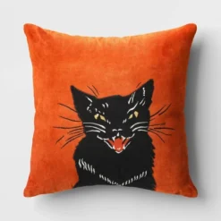 Fierce Cat Applique Cotton Velvet Square Halloween Throw Pillow - Threshold™ 9 Fierce Cat Applique Cotton Velvet Square Halloween Throw Pillow - Threshold™ -Dream Decor Shop GUEST 75d286a9 5b9e 4de0 9d76 c71c6fcc15aa