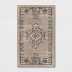 Hancock Distressed Center Motif Rug Beige - Threshold™ -Dream Decor Shop GUEST 7abb6d49 1fa2 45cb 8bc2 da63c76cb8c5