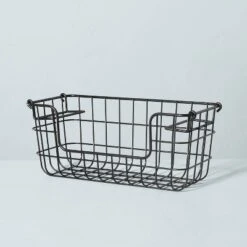 Stacking Wire Storage Basket Matte Black - Hearth & Hand™ With Magnolia 8 Stacking Wire Storage Basket Matte Black - Hearth & Hand™ With Magnolia -Dream Decor Shop GUEST 7f465f04 db4c 47cf 9411 7c8a601ab948