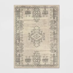Hancock Distressed Center Motif Rug Beige - Threshold™ -Dream Decor Shop GUEST 83a3285f 266c 4fe0 977c ecd0bb0848d3