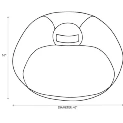 XL Fuzzy Kids' Bean Bag Cream - Pillowfort™ -Dream Decor Shop GUEST 85caa259 fee0 4128 8f84 a6c301573fe4