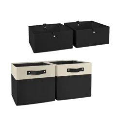 2pc Kids' 10.5" Two-Toned Folding Storage Bin Set - RiverRidge Home -Dream Decor Shop GUEST 8933e176 15f2 4b4f 88be 21c5a3bb4e55