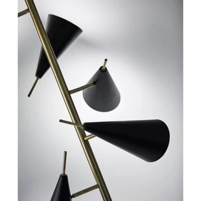 71.5" Owen Tree Lamp Black - Adesso 7 71.5" Owen Tree Lamp Black - Adesso - Image 7