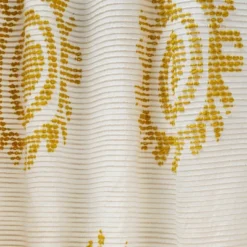 1pc 50"x84" Light Filtering Jacquard Curtain Panel Gold - Opalhouse™ Designed With Jungalow™ 5 1pc 50"x84" Light Filtering Jacquard Curtain Panel Gold - Opalhouse™ Designed With Jungalow™ -Dream Decor Shop GUEST 914fca59 4940 4a38 977a d369d522b944