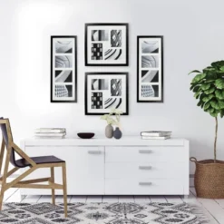 Thin Collage Frame Holds Four 4" X 6" Photos Black - Room Essentials™ -Dream Decor Shop GUEST 92031546 a124 47e0 807c 56020352aad6