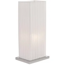 360 Lighting Cube Modern Accent Table Lamp 19 3/4" High White Ribbon Fabric Shade For Bedroom Living Room Bedside Nightstand Office Kids Family House 8 360 Lighting Cube Modern Accent Table Lamp 19 3/4" High White Ribbon Fabric Shade For Bedroom Living Room Bedside Nightstand Office Kids Family House -Dream Decor Shop GUEST 98ac9407 416c 4624 9174 94445221659e