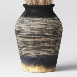 Grass Arrangement In Ceramic Pot Black - Threshold™ -Dream Decor Shop GUEST a8b7bc55 e7f2 41c9 ad42 4006f370c4b4