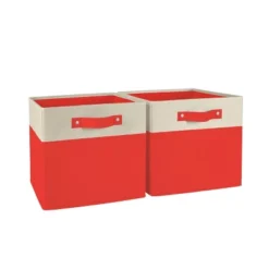 2pc Kids' 10.5" Two-Toned Folding Storage Bin Set - RiverRidge Home -Dream Decor Shop GUEST a8eac66a 9058 4bec 85c5 19ae38a31c4e
