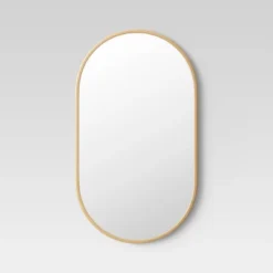16" X 28" Metal Oval Pill Mirror - Project 62™ 10 16" X 28" Metal Oval Pill Mirror - Project 62™ -Dream Decor Shop GUEST ac1a0369 9fed 4f6b 991e 2e92167e9794