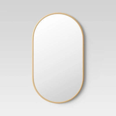 16" X 28" Metal Oval Pill Mirror - Project 62™ 5 16" X 28" Metal Oval Pill Mirror - Project 62™ - Image 5