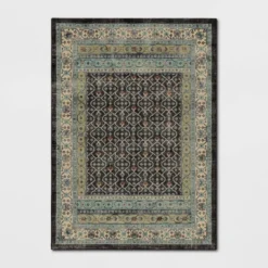 Distressed Geometric Tufted Area Rug Green - Threshold™ -Dream Decor Shop GUEST ac2e2a72 b0f8 400b a4d8 135964324c89