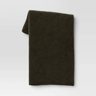 Solid Chenille Knit Throw Blanket - Threshold™ 13 Solid Chenille Knit Throw Blanket - Threshold™ - Image 13