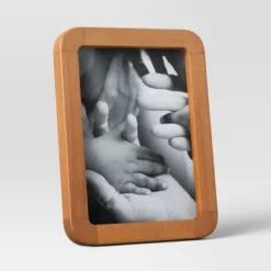 Rounded Corner Medium Wood Single Image Table Frame Brown - Threshold™ -Dream Decor Shop GUEST aeaeb5b7 44c7 47fb 8eca 6a931e23c090