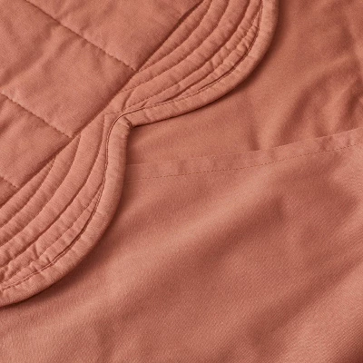 Scalloped Edge Quilt Sham - Opalhouse™ Designed With Jungalow™ 2 Scalloped Edge Quilt Sham - Opalhouse™ Designed With Jungalow™ - Image 2