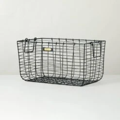 Wire Storage Basket Black - Hearth & Hand With Magnolia -Dream Decor Shop GUEST b22a1734 78e8 485f ac33 f45b9366683c