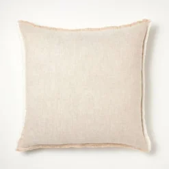 Oversized Reversible Linen Square Throw Pillow With Frayed Edges - Threshold™ Designed With Studio McGee -Dream Decor Shop GUEST b24eae29 d0b8 4a56 a4ef 09c04c3955b4