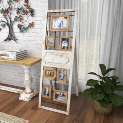 Wood 6 Slot Wall Photo Frame With Floor Stand Brown - Olivia & May 29 Wood 6 Slot Wall Photo Frame With Floor Stand Brown - Olivia & May -Dream Decor Shop GUEST b540e4d7 9fd9 4e38 b76b 251ffd7c0f50