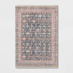Alexandra Floral Printed Border Persian Rug Blush - Opalhouse™ 9 Alexandra Floral Printed Border Persian Rug Blush - Opalhouse™ -Dream Decor Shop GUEST b64cccec 5c26 44cb bb19 1be2036f9757